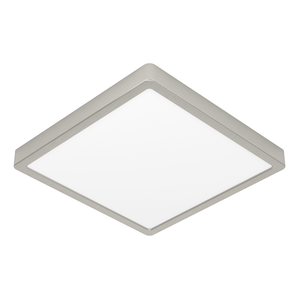 Eglo Plafonnière IP44Fueva 6-Z vierkant - rvs - 29,5x29,5cm - 901384